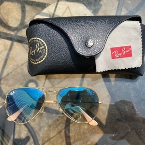 Rayban Aviator Gradient Blue, Pre-Loved